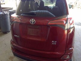 2018 TOYOTA RAV4, BURGUNDY,  XLE MODEL, 2.5L, AWD,  Z26365